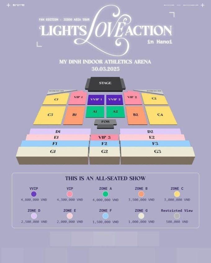 Mức giá khó tin khi Jisoo tổ chức fan meeting tại Việt Nam Ảnh 1