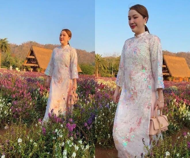 Bảo Thy trong chuyến du lịch Thái Lan