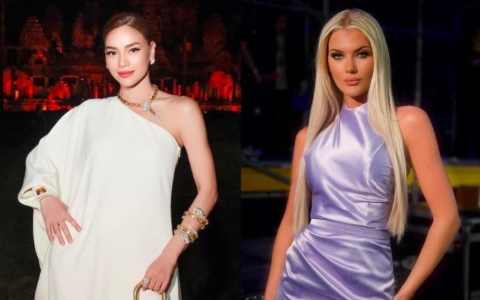Hoa hậu Hoàn vũ thua thiệt sắc vóc trước Hồ Ngọc Hà trên sàn catwalk