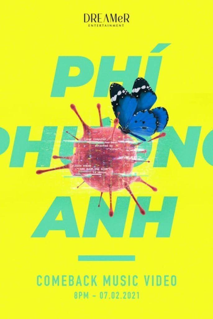 Phí Phương Anh và poster Cánh bướm dối gian
