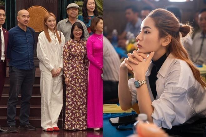 Kỳ Duyên gây tranh cãi với trang phục đi từ thiện đầy ấn tượng