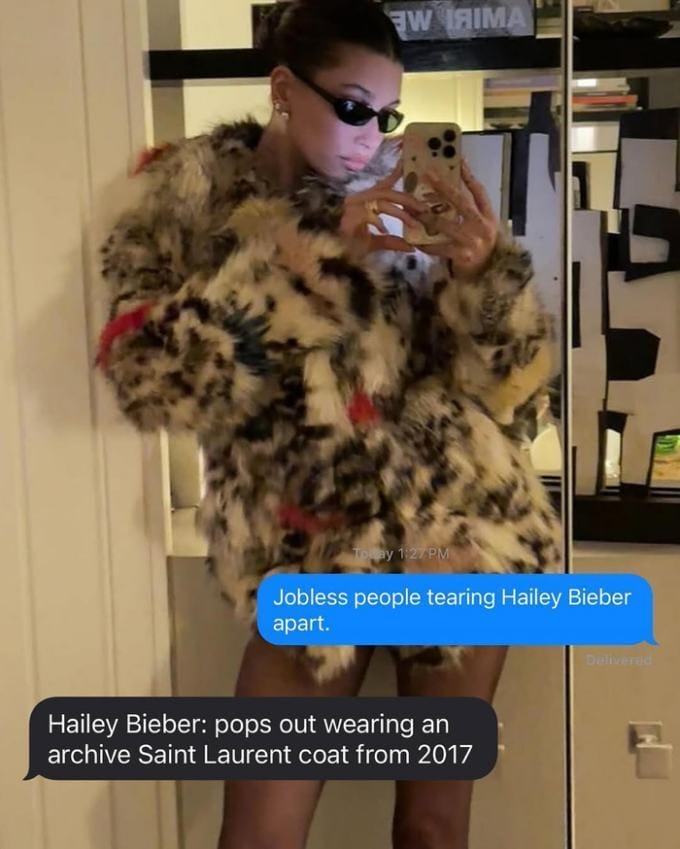 Bài đăng bảo vệ vợ người mẫu của Justin Bieber.