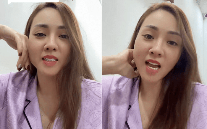 Showbiz 24h: Vợ Công Lý thể hiện sự từ tốn, khéo léo khi làm video nói rõ chuyện không đeo nhẫn cưới. Ảnh: TikTok Nhân vật