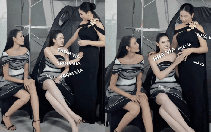 Showbiz 24h: Đỗ Thị Hà lộ rõ sự bối rối khi được Ngọc Hân 'nhả vía' mang bầu. Ảnh: TikTok Nhân vật