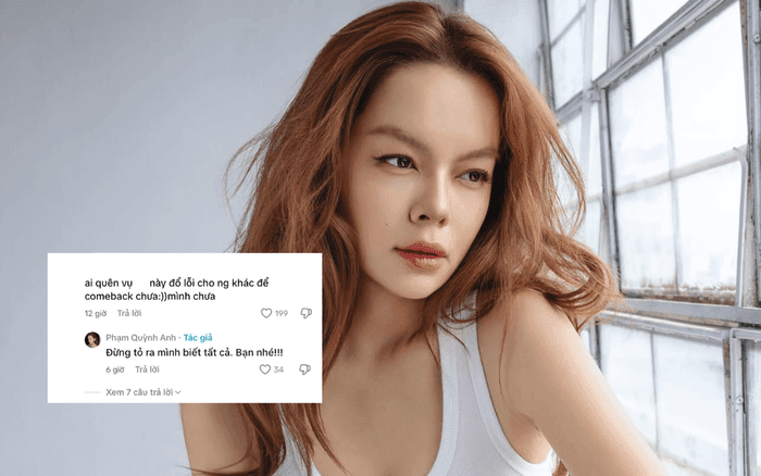 Bình luận 'đáp trả' của Phạm Quỳnh Anh đã thu hút sự chú ý.