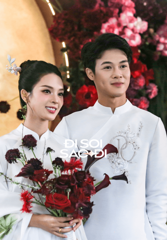 Sau gần 2 năm hẹn hò, diễn viên Quỳnh Lương chính thức nên duyên vợ chồng với thiếu gia Trà Vinh tên Tiến Phát