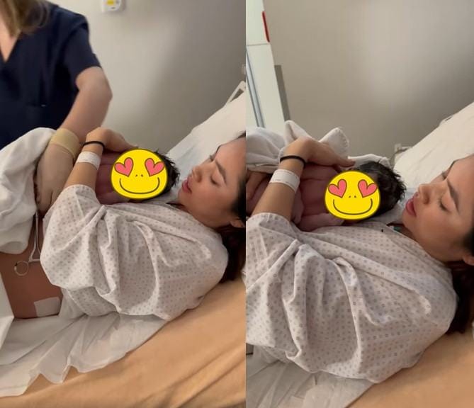 Á hậu Hoàng My tiết lộ hành trình 12 tiếng vượt cạn đầy khó khăn