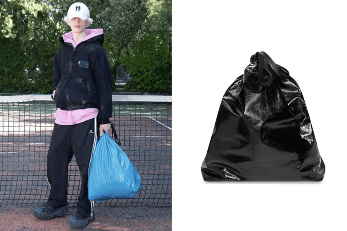 Balenciaga từng bị chỉ trích khi ra mắt mẫu phụ kiện lấy cảm hứng từ túi đựng rác