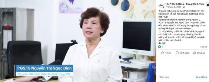 BTV Quang Minh, Vân Hugo, NSND Hồng Vân bị réo tên vì quảng cáo sữa ảnh 4