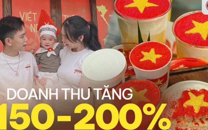 Cà phê ‘yêu nước’ gây sốt: Doanh thu tăng 200%, khách đổ xô check-in