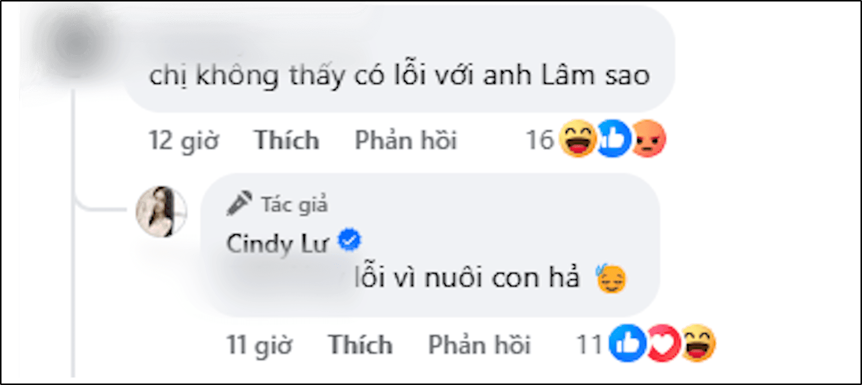 Cindy Lư thái độ khi nhắc tới chồng cũ Hoài Lâm