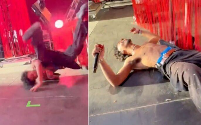 d4vd gây bão Coachella 2025: Ngã sấp mặt nhưng vẫn ‘cháy’ hết mình