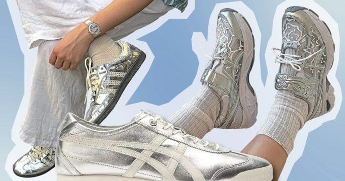 Giày thể thao ánh kim: ‘Trang sức cho chân’ đang khiến Gen Z phát cuồng