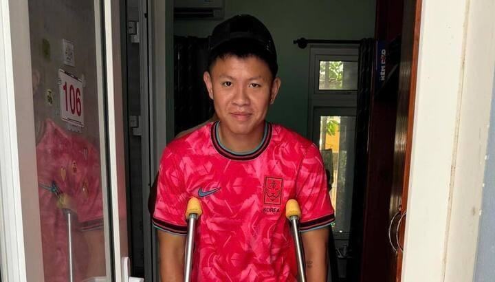 Vũ Tiến Long chấn thương nặng và phải nghỉ thi đấu dài hạn.