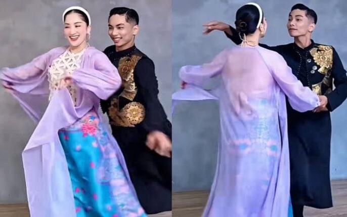 Khánh Thi – Phan Hiển ‘đốt cháy’ sân khấu với điệu nhảy Bắc Bling