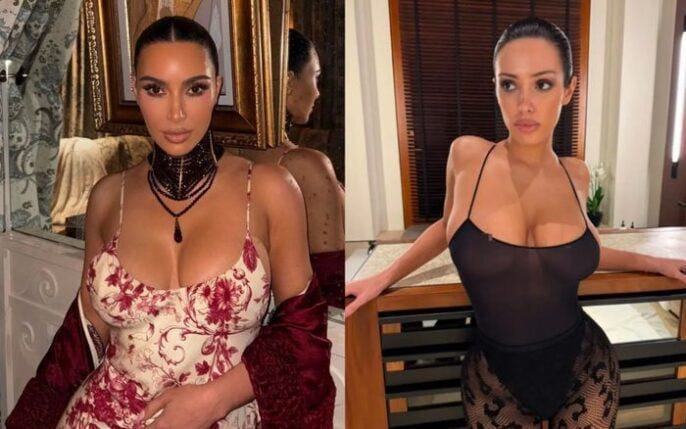 Kim Kardashian bị vợ Kanye West ‘lạnh lùng’ phớt lờ