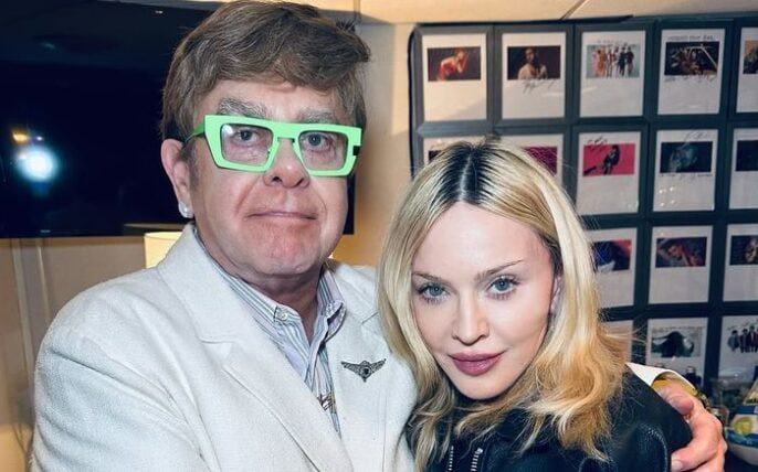 Madonna và Elton John chính thức hóa giải mối thù 20 năm