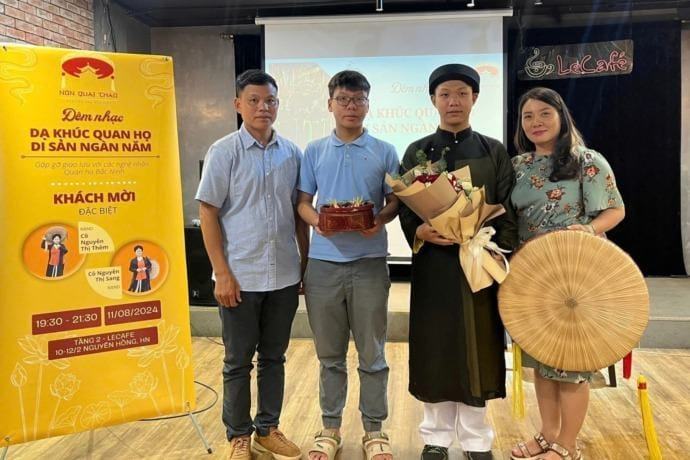 Đức tổ chức đêm nhạc quan họ