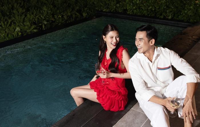 Dù bận rộn với công việc, vợ chồng Thúy Diễm vẫn tranh thủ 'hâm nóng' tình cảm.