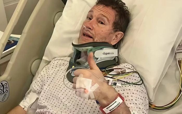 Sao phim Harry Potter nhập viện trong tình trạng nguy kịch, phải phẫu thuật cắt bỏ 4 đốt sống cổ. (Ảnh: Page Six)