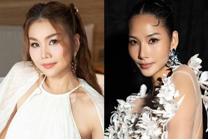 Hoàng Thùy và Thanh Hằng trong scandal giám khảo Miss Universe Vietnam 2024.