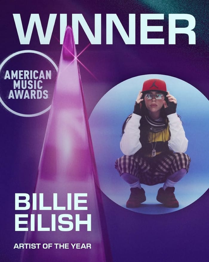 Billie Eilish đại thắng tại American Music Awards 2025 Ảnh 1