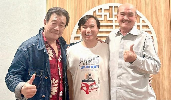 Danh hài Thanh Tùng trong cuộc gặp gỡ với Bảo Khương và Tô Hiếu