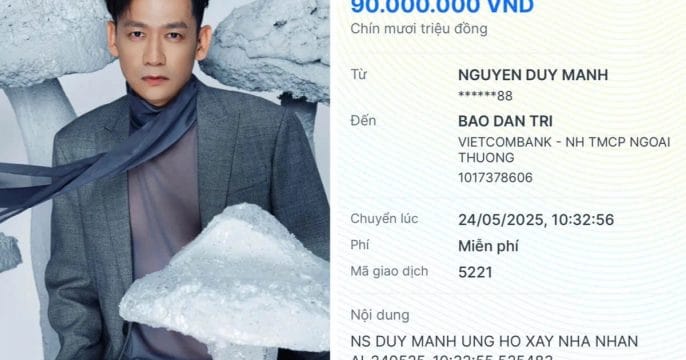 Duy Mạnh chung tay xây nhà Nhân ái: Tấm lòng ấm áp giữa đời thường