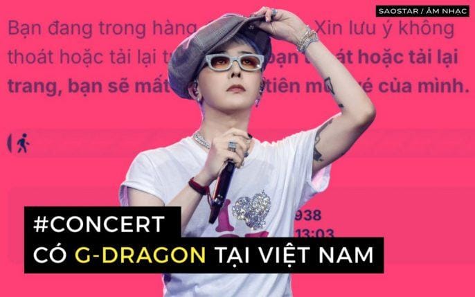 G-DRAGON ‘đốt cháy’ Việt Nam: Vé concert cháy hàng trong 30 giây