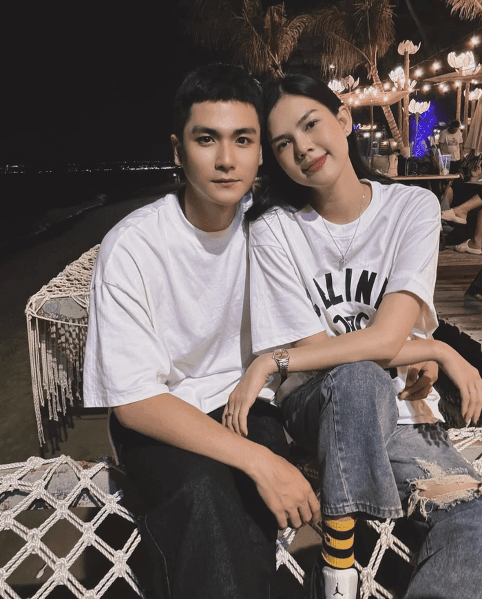 Ngọc Trinh và bạn trai Thiên Tây. (Ảnh: IGNV)