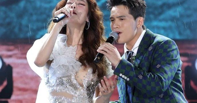 Thu Phương và Quốc Thiên thăng hoa dưới mưa, khuấy động đêm nhạc Hải Phòng