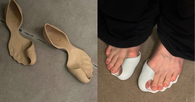 Balenciaga gây sốc với giày “chân trần” 12 triệu đồng