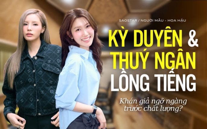 Hoa hậu Kỳ Duyên và Thúy Ngân gây bão khi thử sức lồng tiếng phim